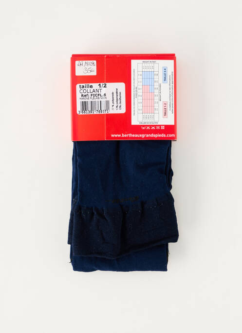 Colanți albastru BERTHE AUX GRANDS PIEDS femeie