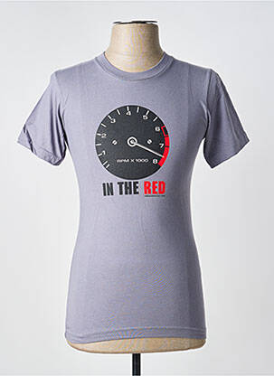 Tricou elasticitate mâneci scurte gri MA LOCOMOTION băiat