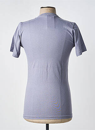 Tricou elasticitate mâneci scurte gri MA LOCOMOTION băiat
