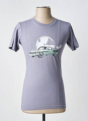 Tricou elasticitate mâneci scurte gri MA LOCOMOTION băiat