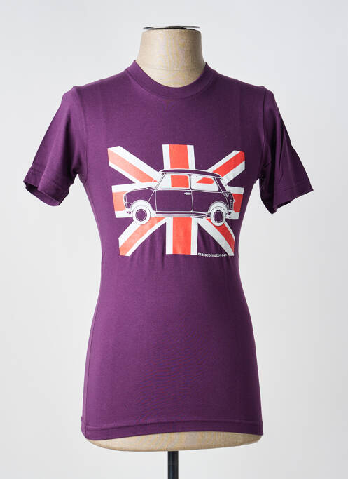 Tricou violet MA LOCOMOTION băiat