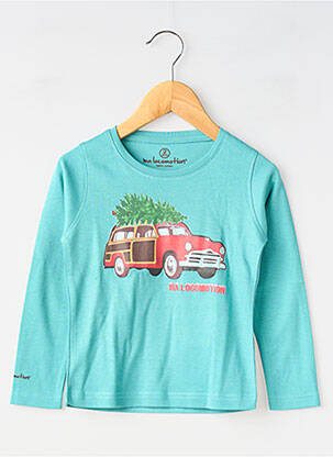 Tricou albastru deschis MA LOCOMOTION băiat