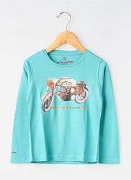 Tricou mâneci lungi mâneci lungi albastru MA LOCOMOTION garcon