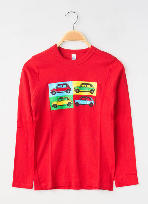 Tricou roșu MA LOCOMOTION băiat