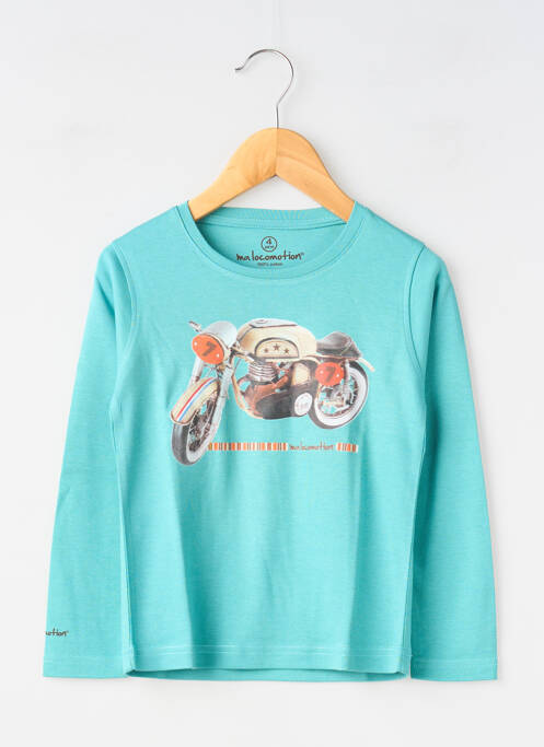 Tricou albastru MA LOCOMOTION băiat