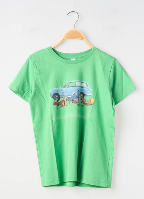 Tricou elasticitate mâneci scurte verde MA LOCOMOTION garcon