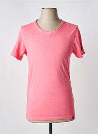 Tricou roz TIMEZONE homme