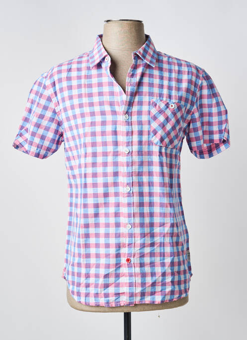 Cămașă cu mâneci scurte roz TIMEZONE bărbat