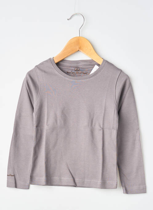 Tricou gri MA LOCOMOTION băiat