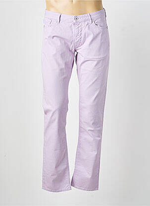 Blugi cu croială dreaptă violet ARMANI bărbat