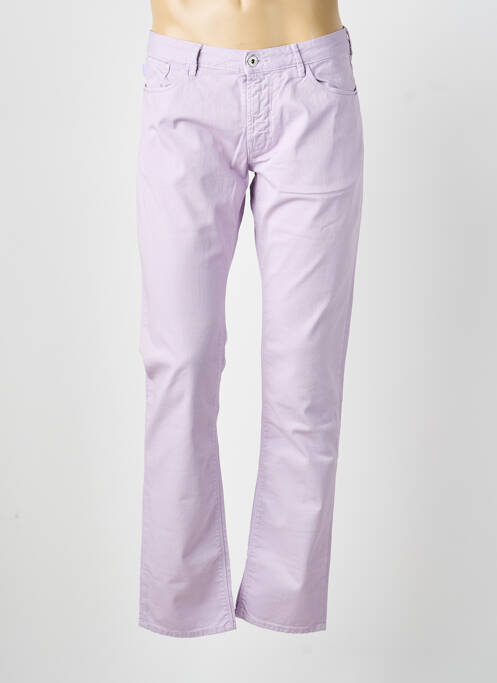 Blugi cu croială dreaptă țesătură brută mărime normală violet ARMANI homme