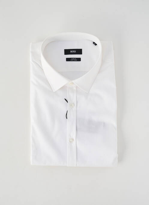 Cămașă cu mâneci lungi alb HUGO BOSS bărbat