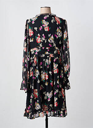 Rochie midi imprimeu floral mâneci lungi negru LIU JO femeie