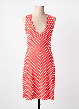 Rochie midi fără mâneci fără mâneci roșu ARMANI femeie
