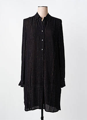 Rochie midi croială fluidă mâneci lungi negru LIU JO femeie