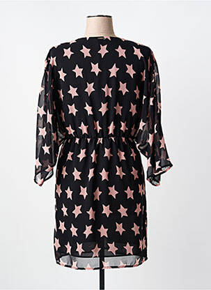 Rochie scurtă croială fluidă mâneci lungi negru LIU JO femeie