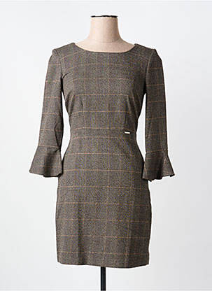 Rochie scurtă mâneci 3/4 mâneci 3/4 bej LIU JO femeie