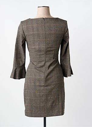 Rochie scurtă mâneci 3/4 mâneci 3/4 bej LIU JO femeie