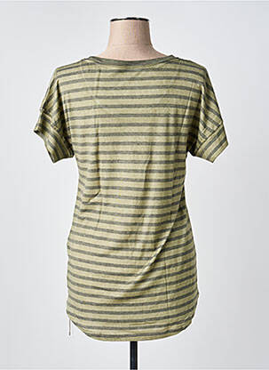 Tricou serigrafie mâneci scurte verde MARC CAIN femeie
