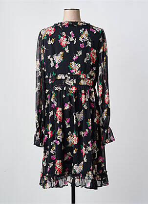 Rochie midi imprimeu floral mâneci lungi negru LIU JO femeie
