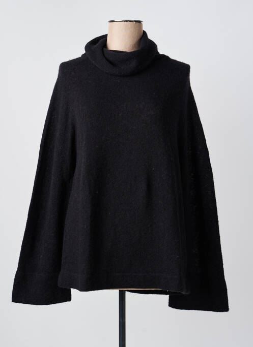 Pulover cu guler înalt negru HUGO BOSS femeie