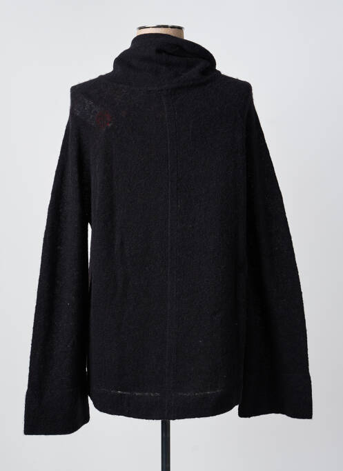 Pulover cu guler înalt negru HUGO BOSS femeie