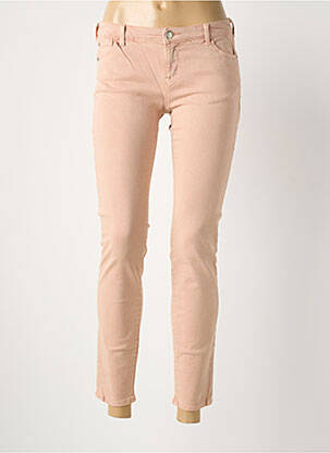 Blugi cu croială slim portocaliu ARMANI femeie