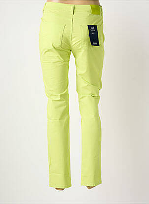 Pantalon slim țesătură poplin mărime normală verde ARMANI femeie