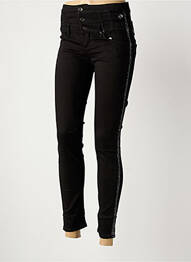 Blugi skinny talie înaltă talie înaltă negru LUI JO femme