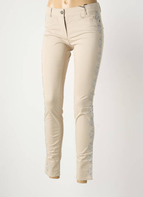 Blugi cu croială slim bej MARC CAIN femeie