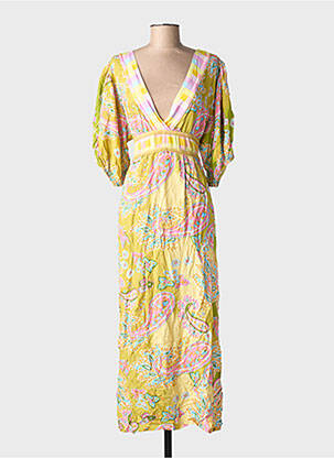 Rochie lungă verde SHAHE LELE femeie