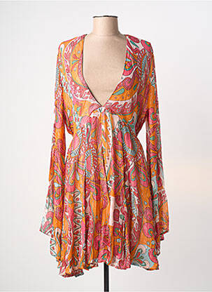 Rochie midi portocaliu SUNDRESS femeie