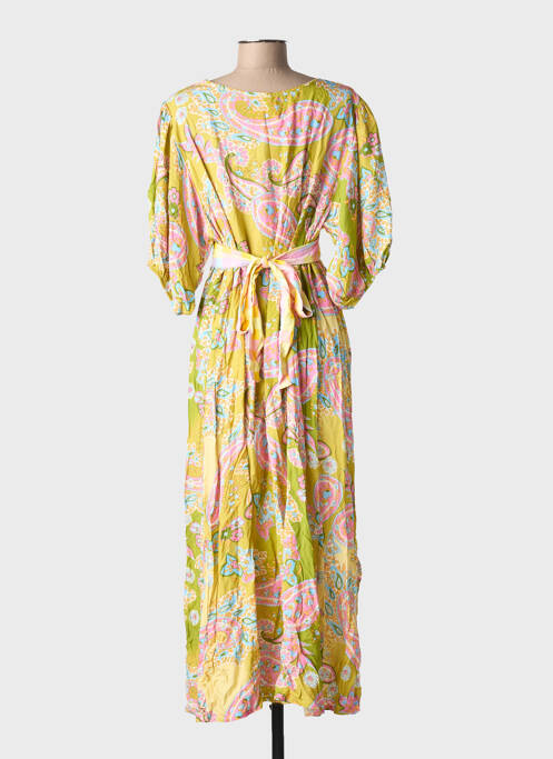 Rochie lungă mâneci lungi mâneci lungi verde SHAHE LELE femme