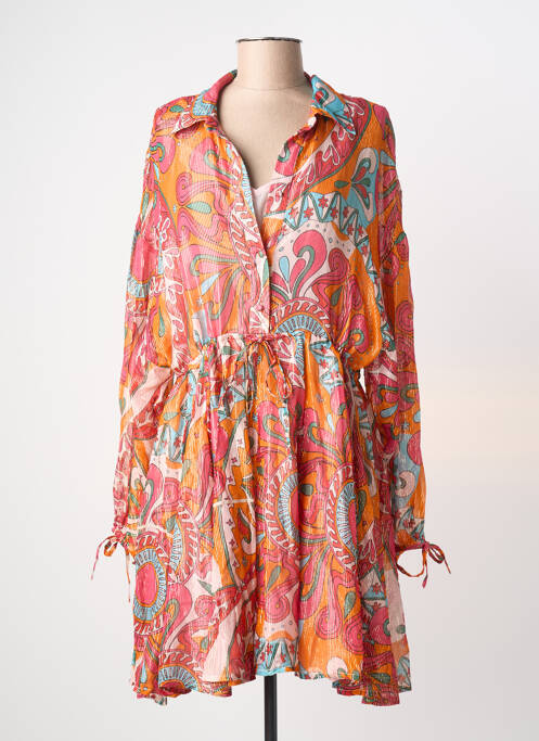 Rochie midi portocaliu SUNDRESS femeie