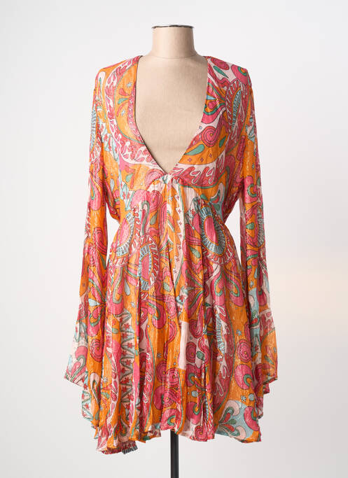 Rochie midi portocaliu SUNDRESS femeie