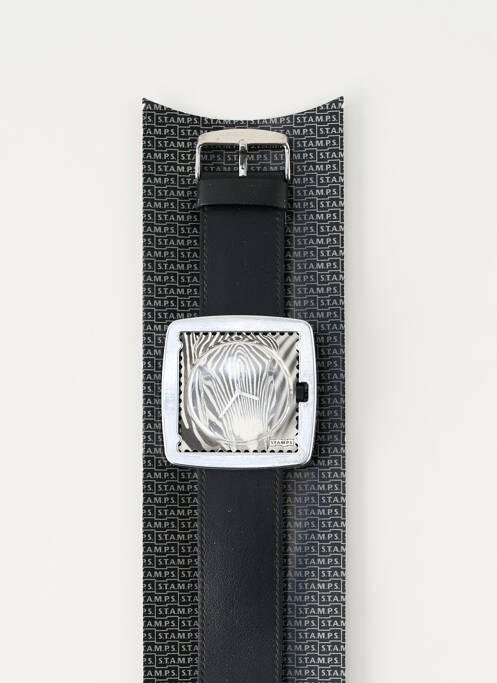 Ceas negru STAMPS femeie