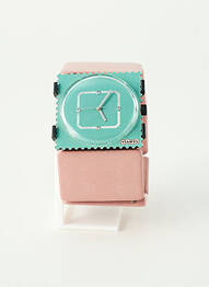 Ceas imprimat roz STAMPS femme