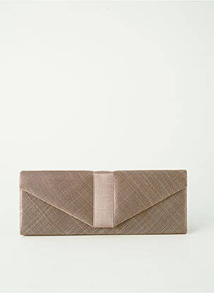 Geantă închidere cu rabat și capse formă dreptunghiulară maro MADDOX femme