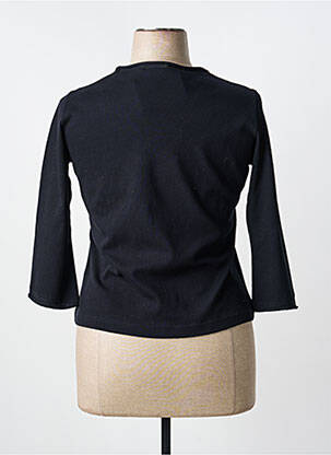 Top croială cambrată mâneci lungi negru ARMOR LUX femeie