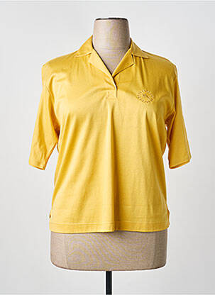 Polo galben CLAUDE DE SAIVRE femeie