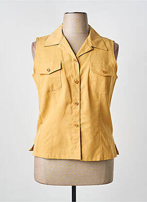 Cămașă galben FEDORA femeie