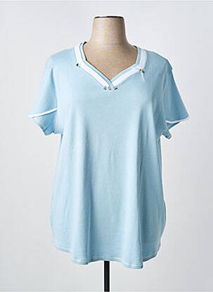 Top albastru CLAUDE DE SAIVRE femeie