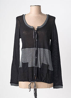 Vestă cu mâneci lungi negru YERSE femeie