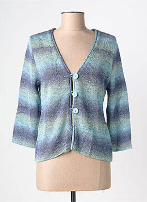 Vestă cu mâneci lungi albastru CLAUDE DE SAIVRE femeie