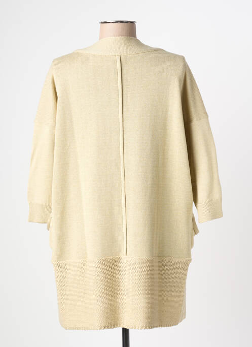 Vestă cu mâneci lungi bej YERSE femeie