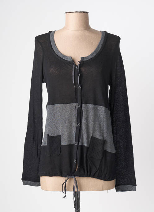 Vestă cu mâneci lungi negru YERSE femeie