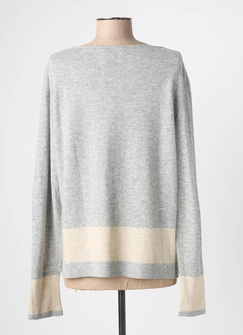 Vestă cu mâneci lungi gri NINATI femeie