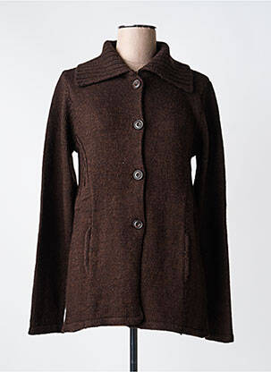 Vestă cu mâneci lungi maro YERSE femeie