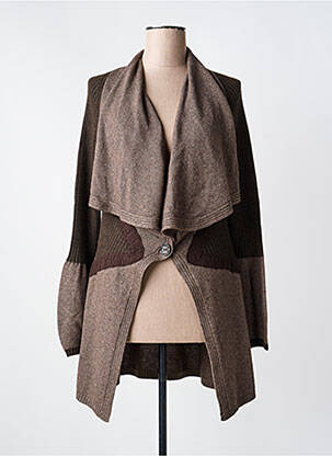 Vestă cu mâneci lungi maro ALDO MARTIN'S femeie