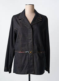Sacou buzunare negru CARNET DE BORD femme